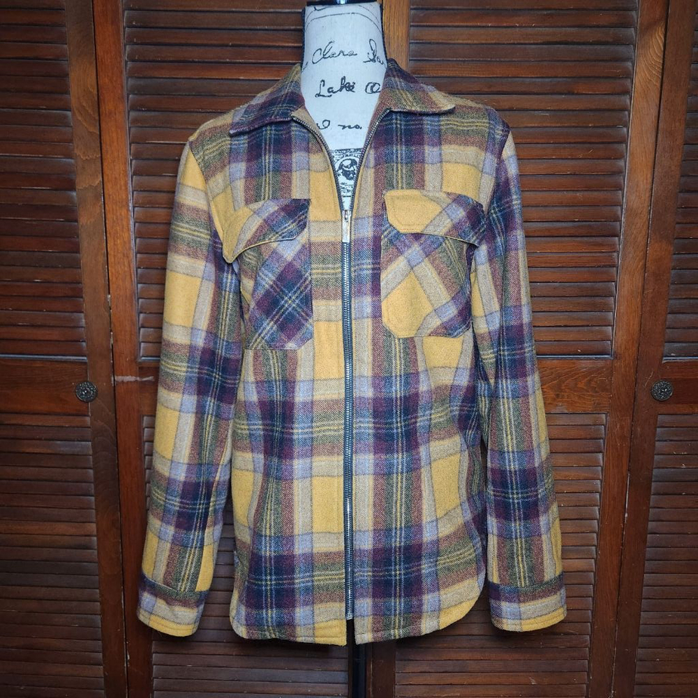 Sample Industries Flannel Collection Jacket W Emb… - image 2